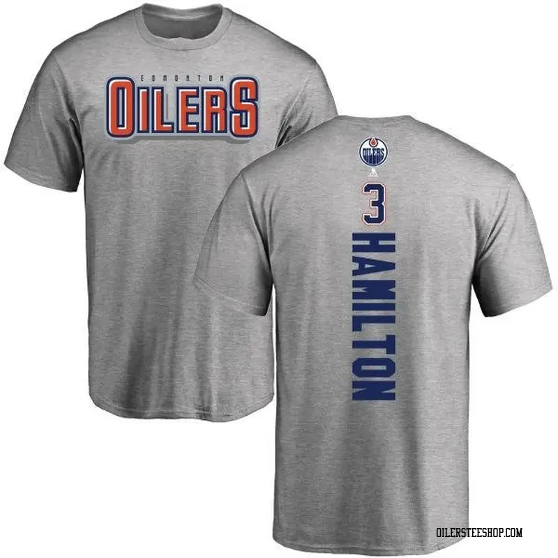 Men's Al Hamilton Edmonton Oilers Backer T-Shirt - Ash
