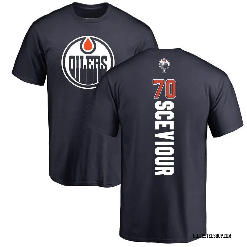 Men's Colton Sceviour Edmonton Oilers Backer T-Shirt - Navy