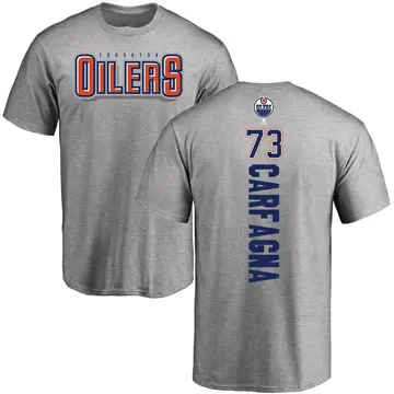 Men's Damien Carfagna Edmonton Oilers Backer T-Shirt - Ash