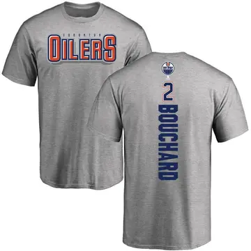 Men's Evan Bouchard Edmonton Oilers Backer T-Shirt - Ash