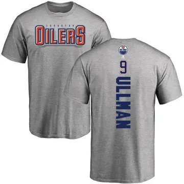 Men's Norm Ullman Edmonton Oilers Backer T-Shirt - Ash
