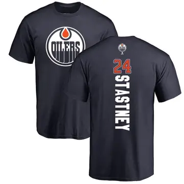 Men's Spencer Stastney Edmonton Oilers Backer T-Shirt - Navy