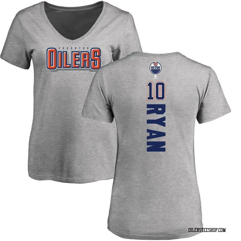 Women's Derek Ryan Edmonton Oilers Backer T-Shirt - Ash