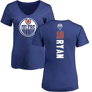Women's Derek Ryan Edmonton Oilers Backer T-Shirt - Royal
