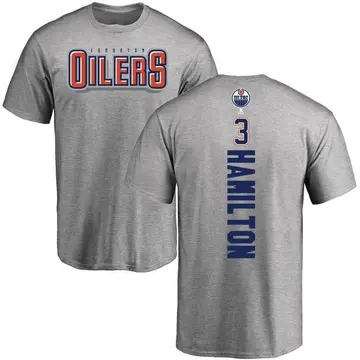 Youth Al Hamilton Edmonton Oilers Backer T-Shirt - Ash