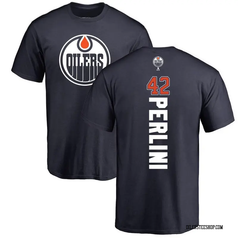 Youth Brendan Perlini Edmonton Oilers Backer T-Shirt - Navy