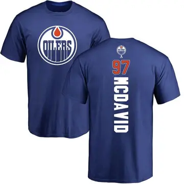 Youth Connor McDavid Edmonton Oilers Backer T-Shirt - Royal