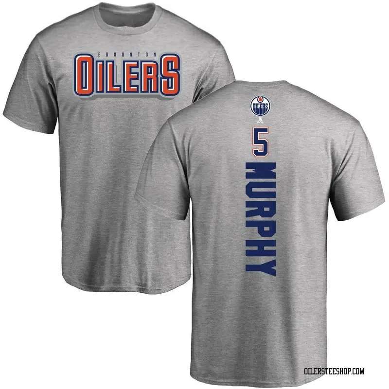 Youth Connor Murphy Edmonton Oilers Backer T-Shirt - Ash
