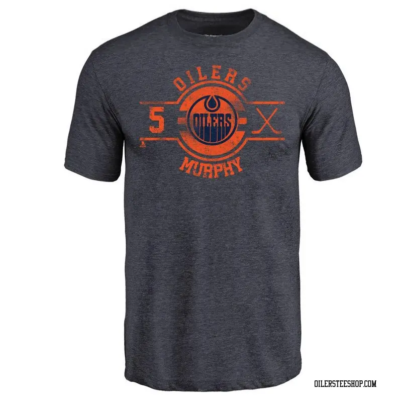 Youth Connor Murphy Edmonton Oilers Insignia Tri-Blend T-Shirt - Navy