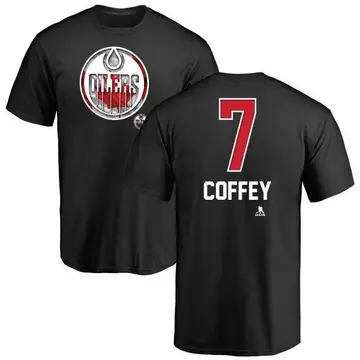 Youth Paul Coffey Edmonton Oilers Name and Number Banner Wave T-Shirt - Black
