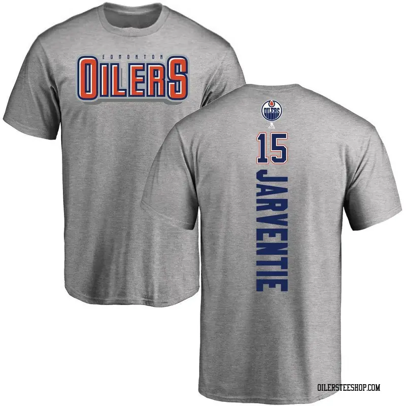 Youth Roby Jarventie Edmonton Oilers Backer T-Shirt - Ash