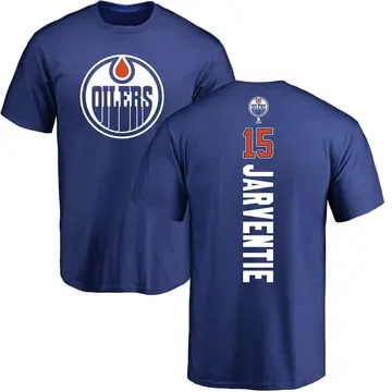 Youth Roby Jarventie Edmonton Oilers Backer T-Shirt - Royal