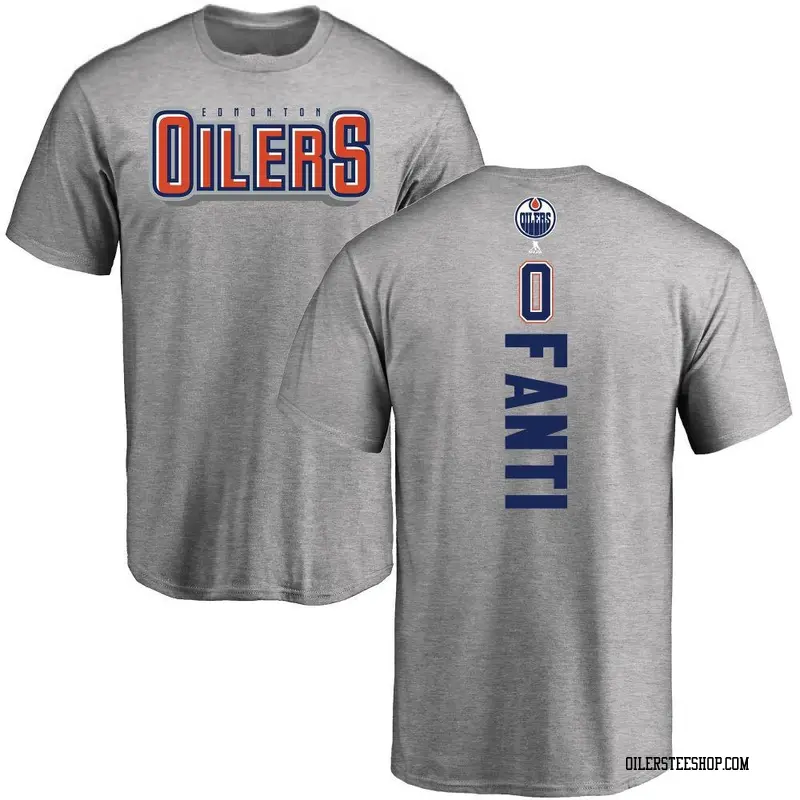 Youth Ryan Fanti Edmonton Oilers Backer T-Shirt - Ash